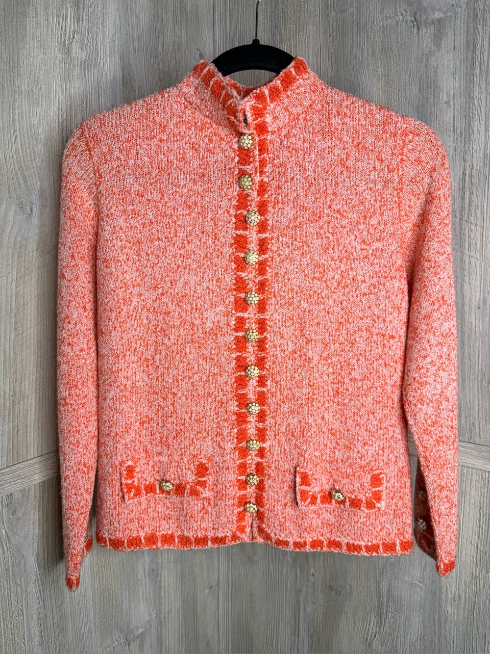 St John Knits Button Front Cardigan Sweater